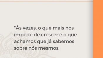 Eu sei porque você tem medo de descobrir quem realmente é..